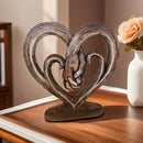 Escultura de coração com mãos - para decorar e presentear