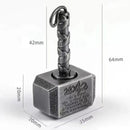 Martelo fidget mão girador feito de metal o poderoso mjolnir chaveiro brinquedo alívio do estresse brinquedos presente