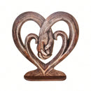 Escultura de coração com mãos - para decorar e presentear