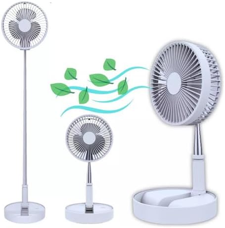 Ventilador Portátil Silencioso Dobrável Recarregável Expansivel 4 Velocidades