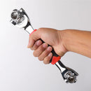 Chave Com 8 Bocas 48 Em 1 Universal - Substitui Kit Completo de Ferramenta Combinada Boca Estrela Soquete p/Parafusos e Porca Sextava