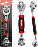 Chave Com 8 Bocas 48 Em 1 Universal - Substitui Kit Completo de Ferramenta Combinada Boca Estrela Soquete p/Parafusos e Porca Sextava