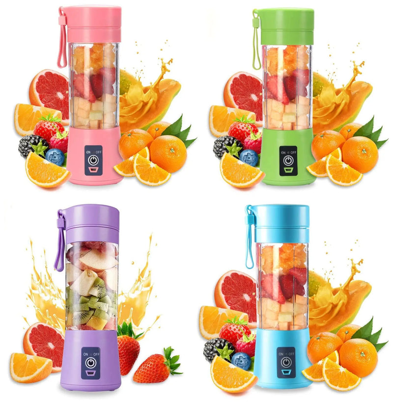 Liquidificador Elétrico  super prático 6 Lâminas 110V/220V Cozinha Gourmet Portátil Recarregável Usb Entrega Rápida Para Todo O Brasil