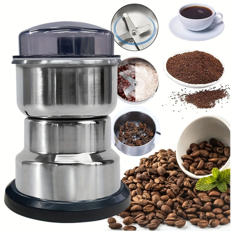 Moedor de Café Sementes de Grãos Elétrico Automático Gourmet Profissional Aço Inoxidável 110V