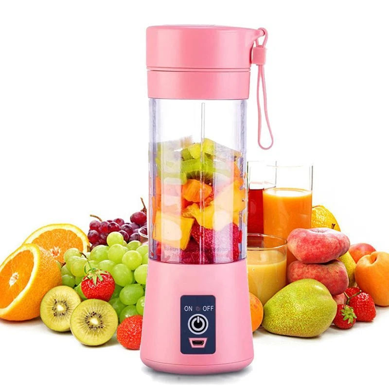 Liquidificador Elétrico  super prático 6 Lâminas 110V/220V Cozinha Gourmet Portátil Recarregável Usb Entrega Rápida Para Todo O Brasil