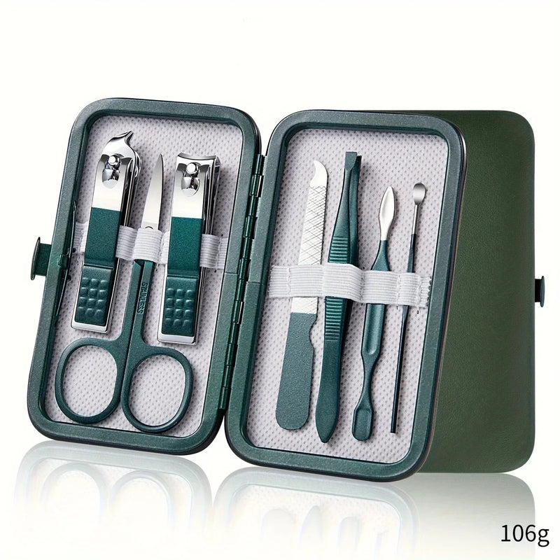 Kit profissional de cuidados com as unhas,  7 10 e 18 peças, aço inoxidável.