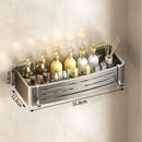 Suporte de liga de alumínio para utensílios de banheiro cozinha e muitos mais