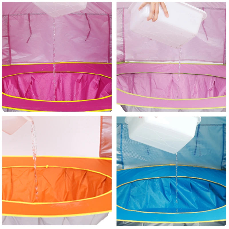 Barrakids - Barraca de praia infantil com piscina Proteção UV fácil de transportar