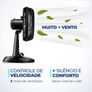 Ventilador de Mesa Turbo Mondial 30cm 60W VT-30-NB 220V