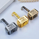 Martelo fidget mão girador feito de metal o poderoso mjolnir chaveiro brinquedo alívio do estresse brinquedos presente
