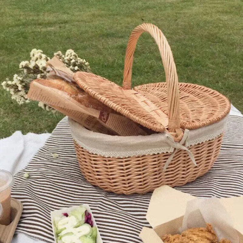 Cesta de armazenamento de frutas para piquenique