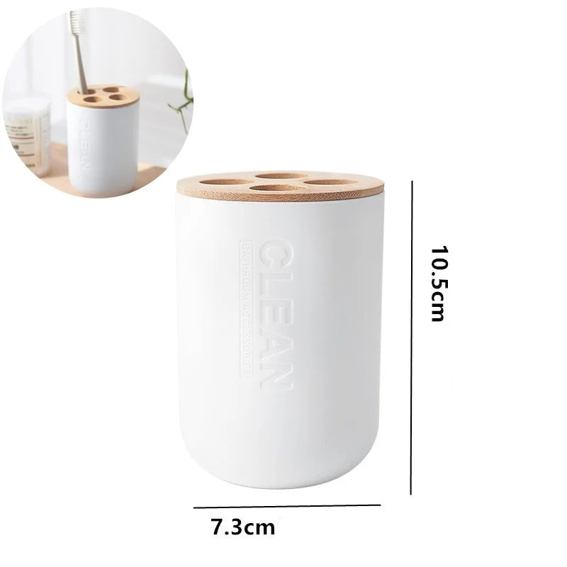 Conjunto de acessórios de higiene para banheiro