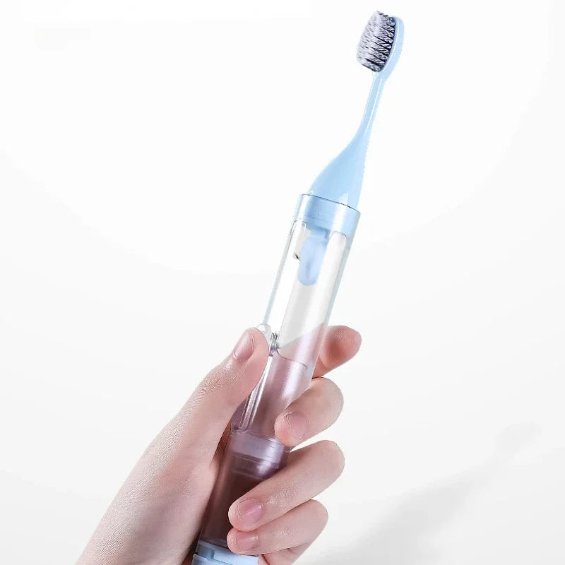 Escova de dentes 2 em 1 Prática e inovadora