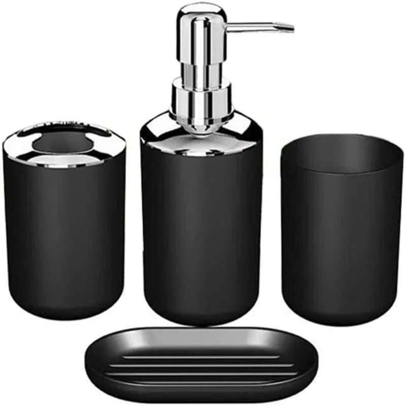 Conjunto de acessórios de higiene para banheiro