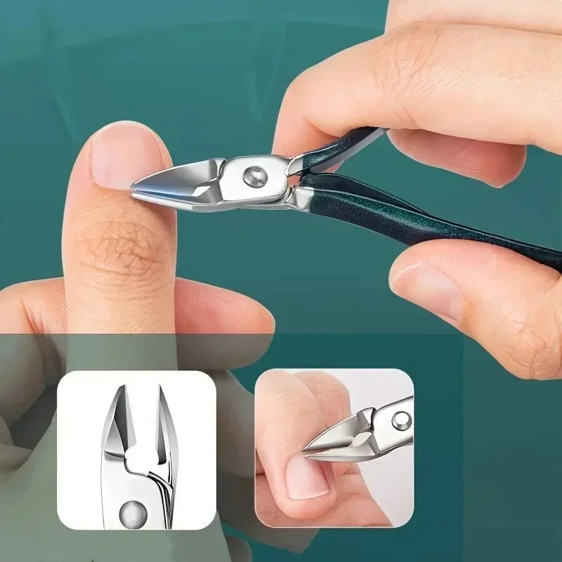 Kit profissional de cuidados com as unhas,  7 10 e 18 peças, aço inoxidável.
