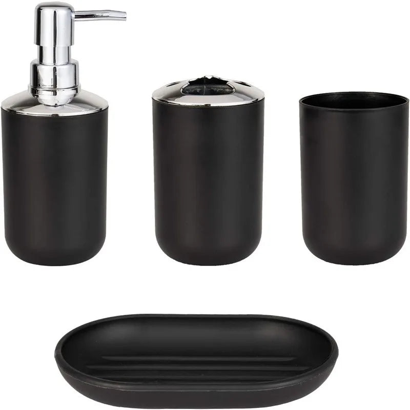 Conjunto de acessórios de higiene para banheiro