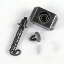 Martelo fidget mão girador feito de metal o poderoso mjolnir chaveiro brinquedo alívio do estresse brinquedos presente